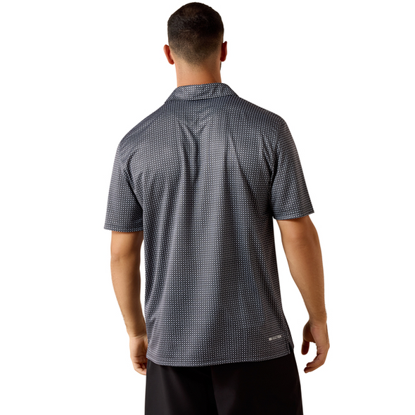 ARIAT SKY ROCKET PINWHEEL GEO PRINT - MENS POLO  - 10071494