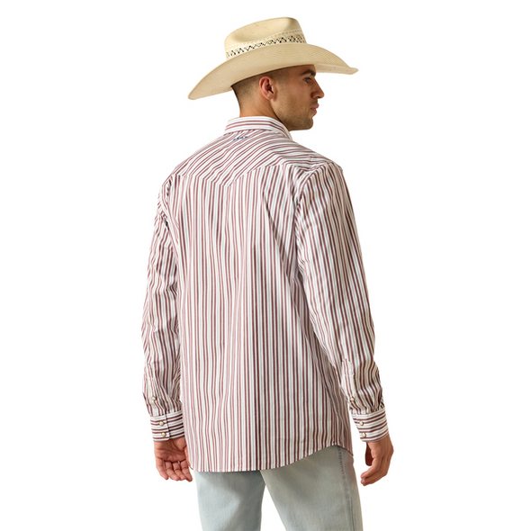 ARIAT PRO SERIES TRAE FITTED WHITE - MENS SHIRT  - 10071033