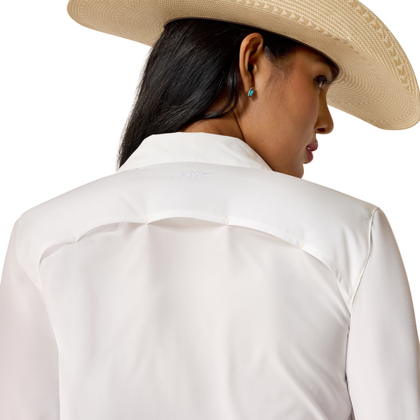 ARIAT WHITE VENTTEK - LADIES SHIRT  - 10071144