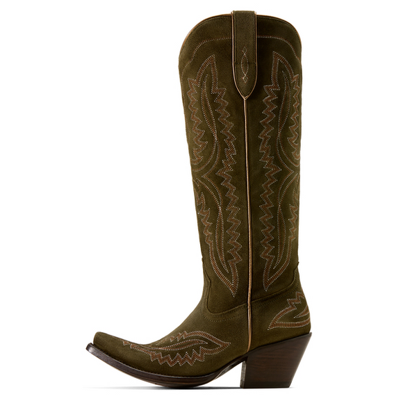 ARIAT CASANOVA X TOE OLIVE SUEDE - BOOT LADIES  - 10074323