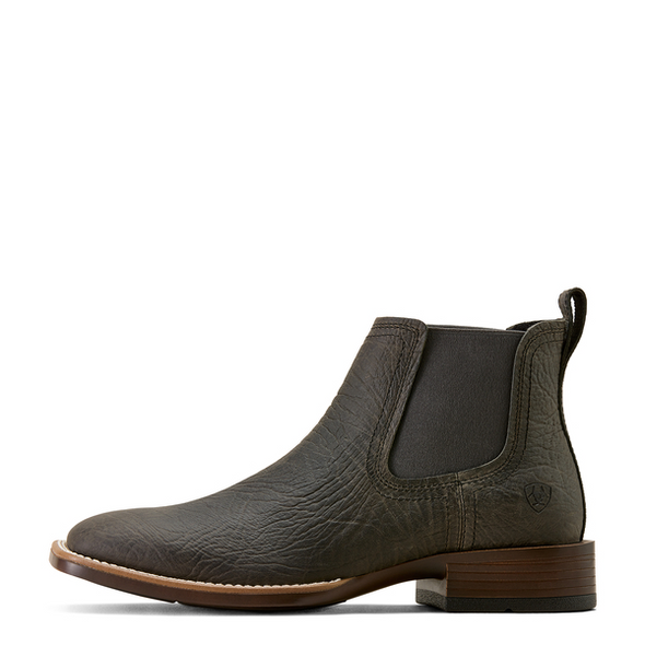 ARIAT BOOKER ULTRA GREY HIPPO PRINT - BOOT MENS WESTERN - 10074164