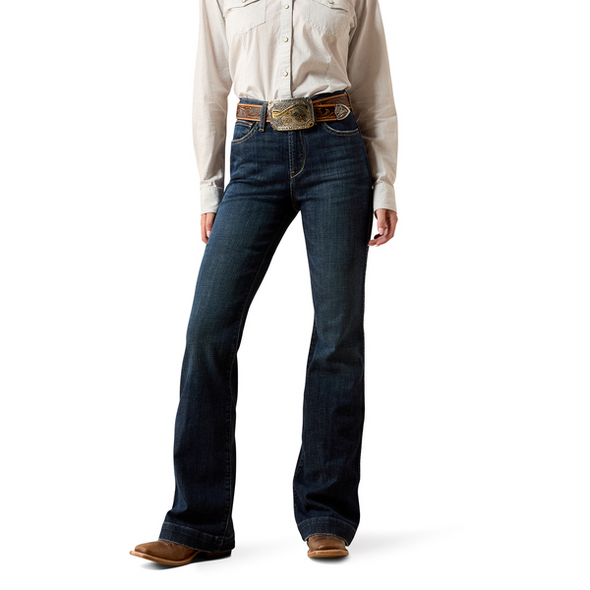 ARIAT HIGH RISE VIVIENNE SLIM PLUMAS - LADIES JEANS  - 10072965