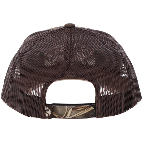 HOOEY "OUTFITTERS" CAMO BROWN - HATS CAP  - 6027T-BRCA