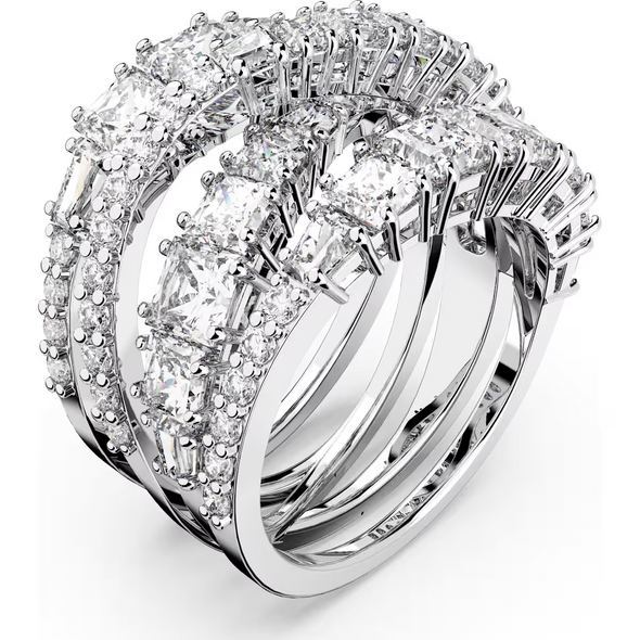 SWAROVSKI HYPERBOLA MIXED CUTS WHITE - ACCESSORIES JEWELRY RING - 5584654