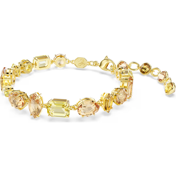 SWAROVSKI GEMA MIXED CUTS GOLD TONE - ACCESSORIES JEWELRY BRACELET - 5718072