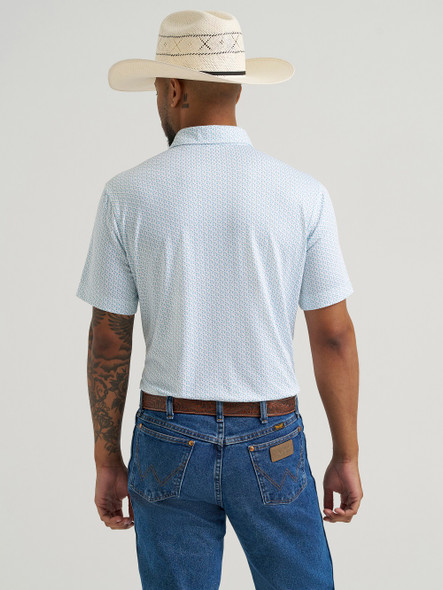 WRANGLER PERFORMANCE POLO DAPHNE PRINT - MENS POLO  - 112375275