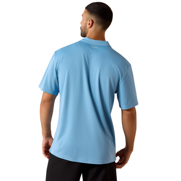 ARIAT TEK BLISSFUL BLUE - MENS POLO  - 10071394