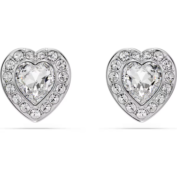 SWAROVSKI ARIANA GRANDE HEART STUD WHITE - ACCESSORIES JEWELRY EARRINGS - 5723780