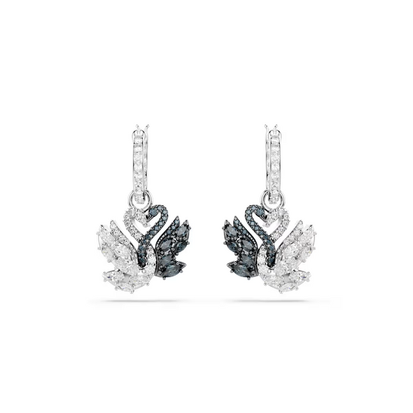 SWAROVSKI SWAN WHITE RHINESTONES - ACCESSORIES JEWELRY EARRINGS - 5720879