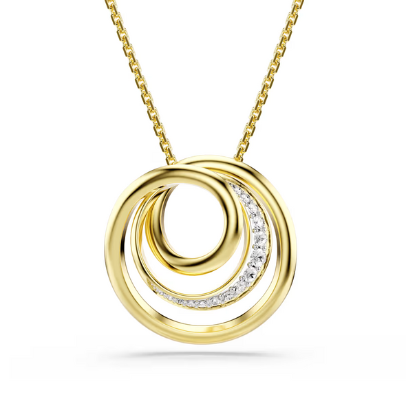 SWAROVSKI HYPERBOLA ROUND CUT GOLD TONE - ACCESSORIES JEWELRY NECKLACE - 5740410