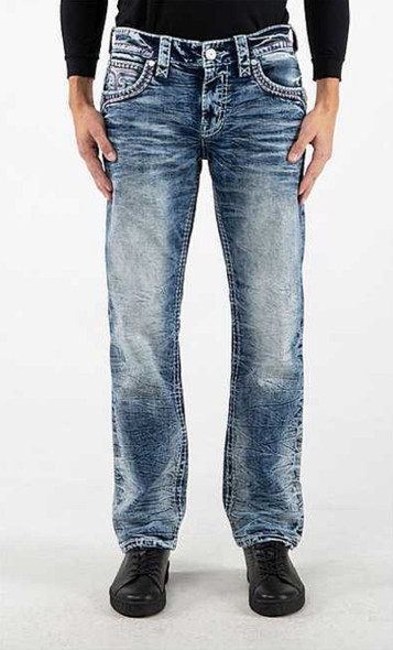 ROCK REVIVAL JONATHAN J203 STRAIGHT - MENS JEANS  - RP3757J203R