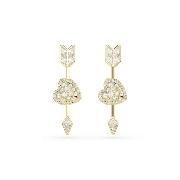 SWAROVSKI IDYLLIA DROP HEART WITH ARROW - ACCESSORIES JEWELRY EARRINGS - 5737295