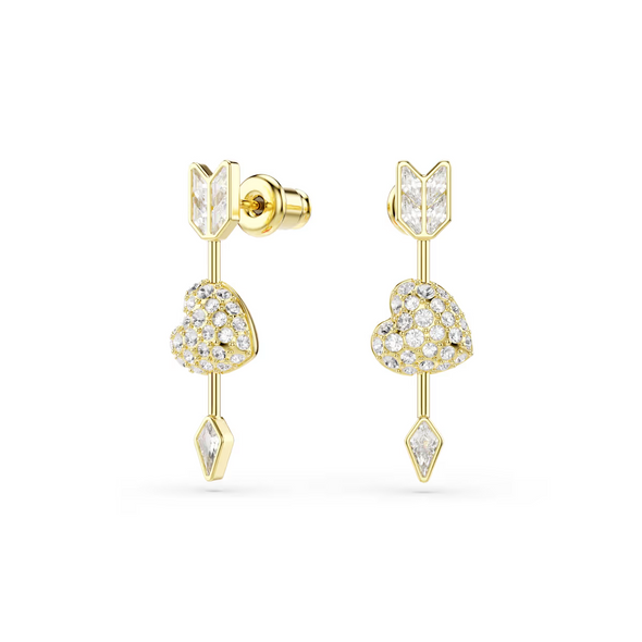 SWAROVSKI IDYLLIA DROP HEART WITH ARROW - ACCESSORIES JEWELRY EARRINGS - 5737295