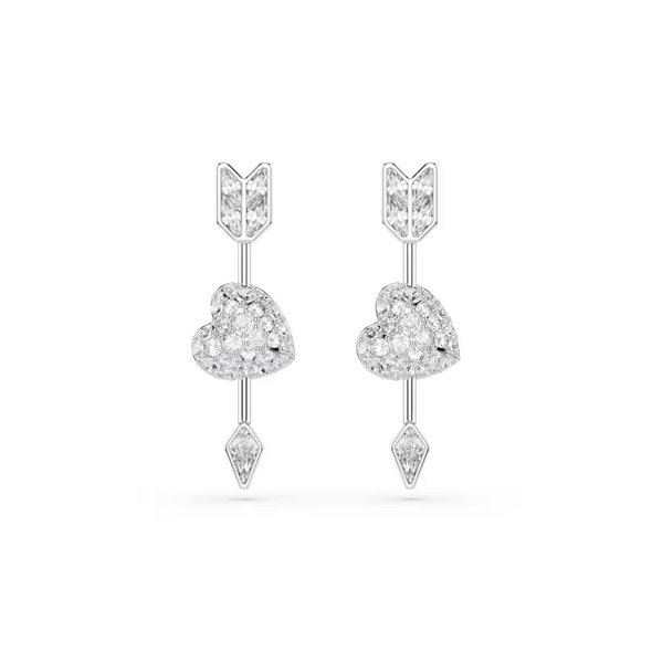 SWAROVSKI IDYLLIA DROP HEART WITH ARROW - ACCESSORIES JEWELRY EARRINGS - 5749602
