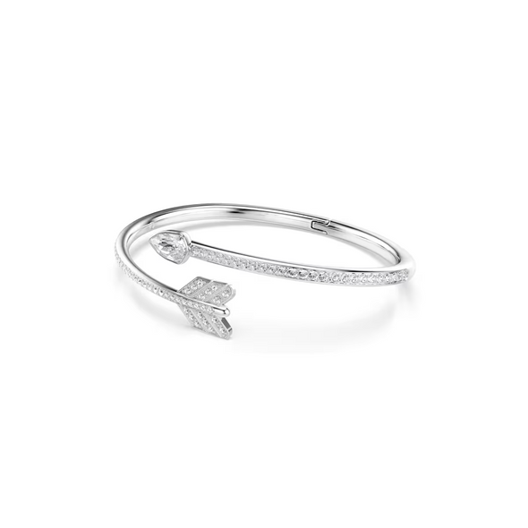 SWAROVSKI IDYLLIA BANGLE WHITE ARROW - ACCESSORIES JEWELRY BRACELET - 5737264