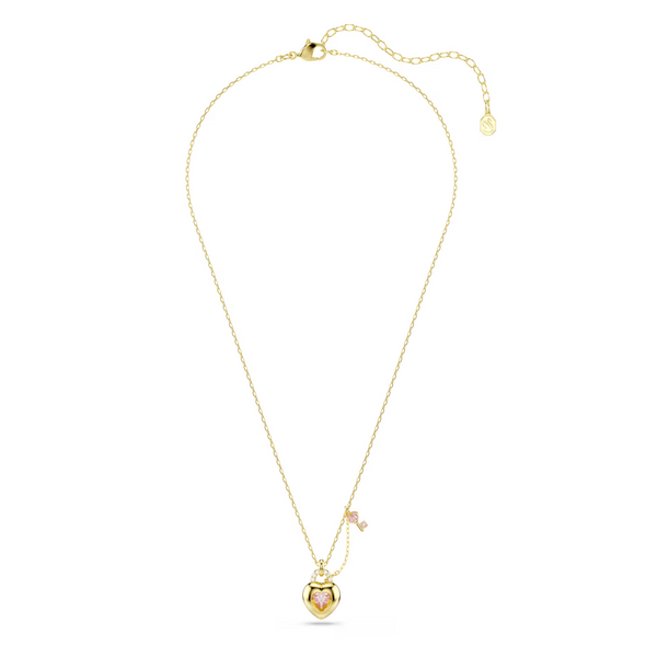 SWAROVSKI IDYLLIA HEART KEY PINK GOLD - ACCESSORIES JEWELRY NECKLACE - 5737288