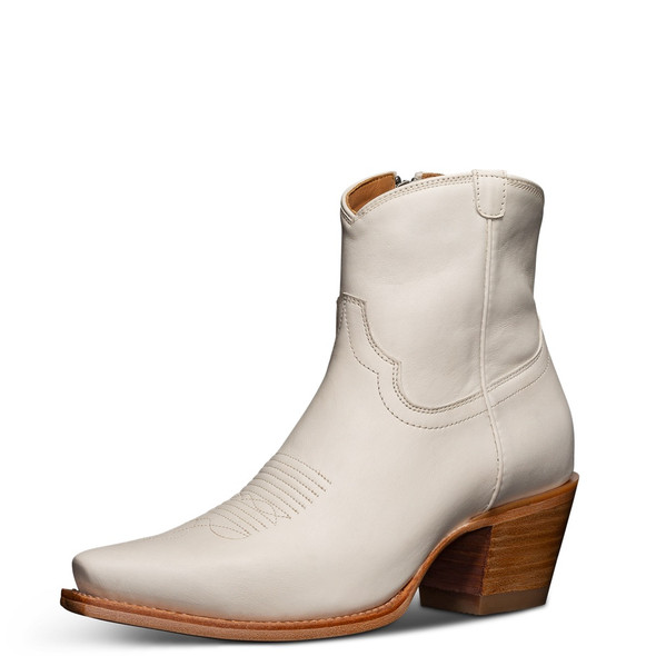 TECOVAS DAISY BONE WHITE COWHIDE - BOOT LADIES  - W20008BON
