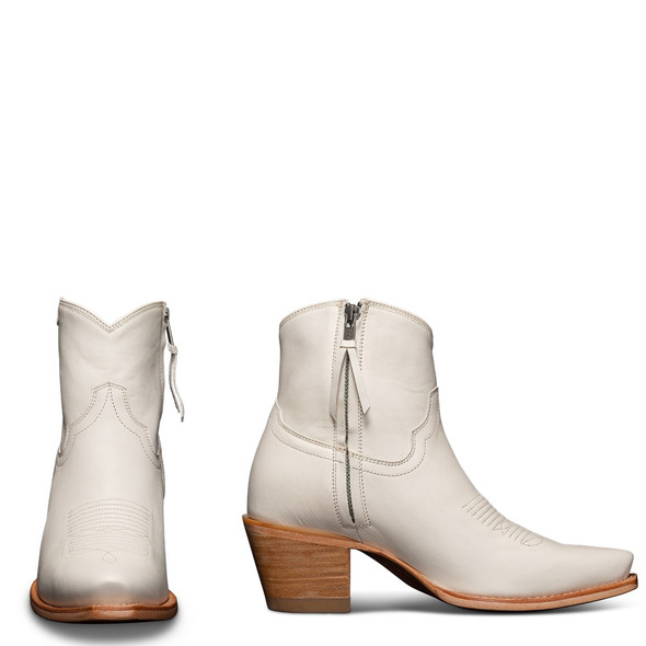 TECOVAS DAISY BONE WHITE COWHIDE - BOOT LADIES  - W20008BON