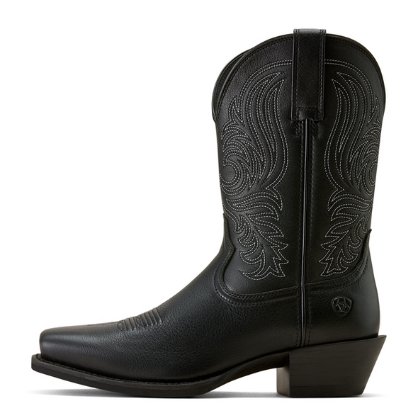 ARIAT SPORT LAWMAN SQUARE TOE BLACK - BOOT MENS WESTERN - 10074249