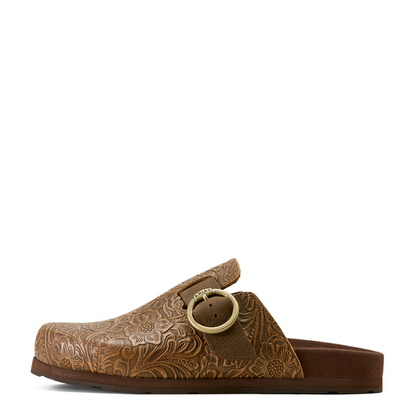 ARIAT COUNTRY MULE BROWN FLORAL - FOOTWEAR LADIES  - 10074266