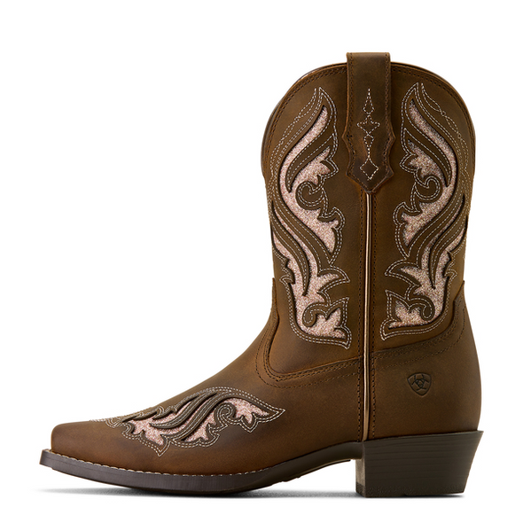 ARIAT FASHION BLISS SASSY BROWN - BOOT KIDS GIRLS - 10074204