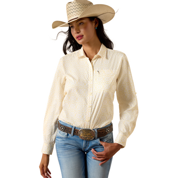 ARIAT VENTEK PEAR SORBET PRINT - LADIES SHIRT  - 10071143
