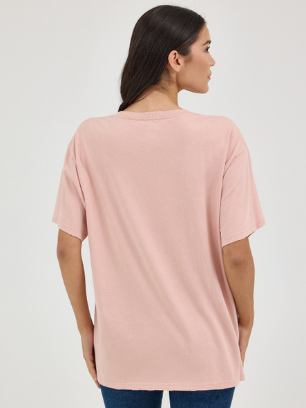 WRANGLER LAINEY WILSON MISTY ROSE - LADIES TEE  - 112361044
