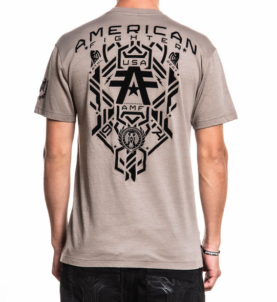 AMERICAN FIGHTER RUTHERFORD DESERT TAUPE - MENS TEE  - FM16245