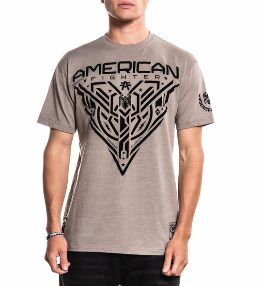 AMERICAN FIGHTER RUTHERFORD DESERT TAUPE - MENS TEE  - FM16245