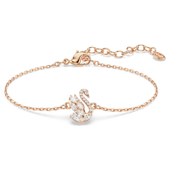 SWAROVSKI SWAN MIXED CUTS ROSE GOLD - ACCESSORIES JEWELRY BRACELET - 5738202