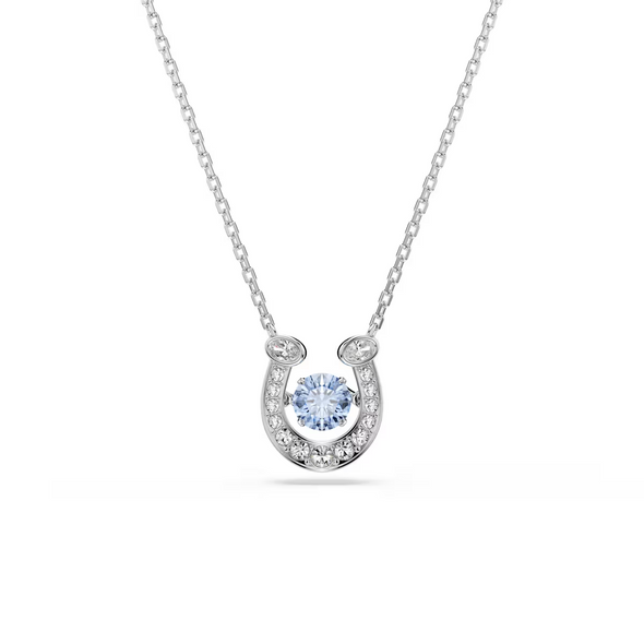 SWAROVSKI SYMBOLICA HORSE SHOE BLUE - ACCESSORIES JEWELRY NECKLACE - 5746562