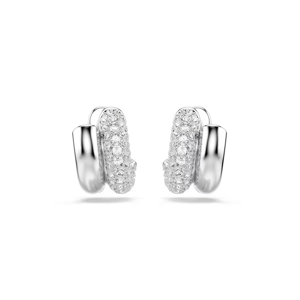 SWAROVSKI DEXTERA WHITE HOOPS - ACCESSORIES JEWELRY EARRINGS - 5747826