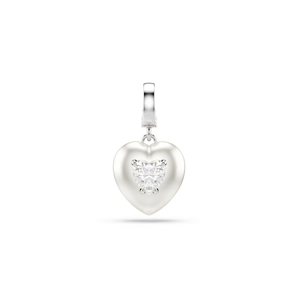 SWAROVSKI IDYLLIA CHARM PEARLED HEART - ACCESSORIES JEWELRY  - 5742960