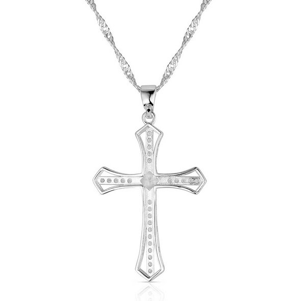 MONTANA SILVERSMITHS DESERT RADIANCE CROSS - ACCESSORIES JEWELRY NECKLACE - NC6474