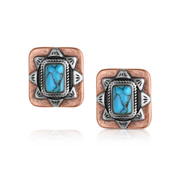 MONTANA SILVERSMITHS SIENNA CANYON POST - ACCESSORIES JEWELRY EARRINGS - ER6480