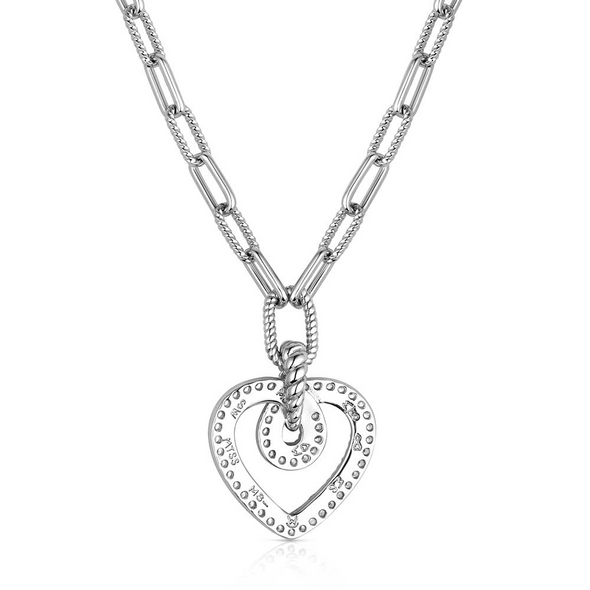 MONTANA SILVERSMITHS HEART OF RADIANCE CRYSTAL - ACCESSORIES JEWELRY NECKLACE - NC6472