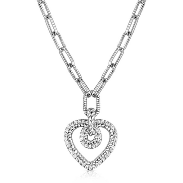 MONTANA SILVERSMITHS HEART OF RADIANCE CRYSTAL - ACCESSORIES JEWELRY NECKLACE - NC6472