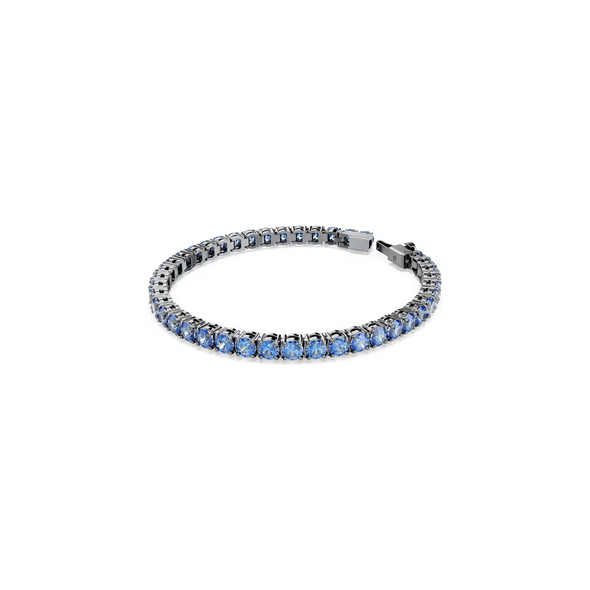 SWAROVSKI MATRIX TENNIS ROUND CUT BLUE - ACCESSORIES JEWELRY BRACELET - 5743440