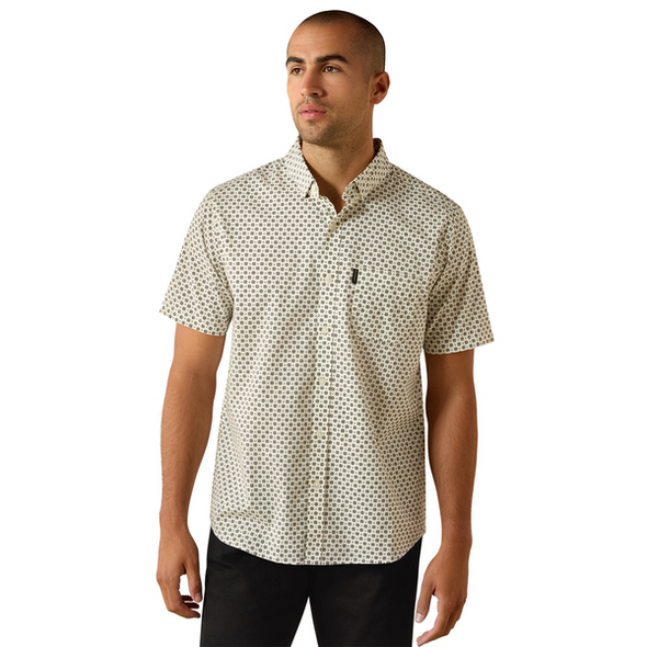 ARIAT MACSEN MODERN FIT DIAMOND - MENS SHIRT  - 10072726