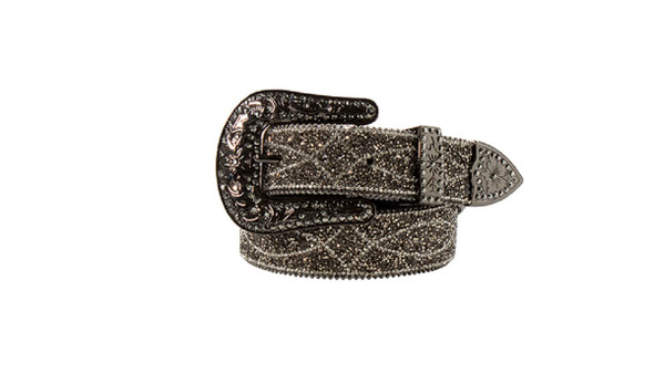 ANGEL RANCH HEMATITE BEADS BLACK - ACCESSORIES BELT LADIES - D140009401