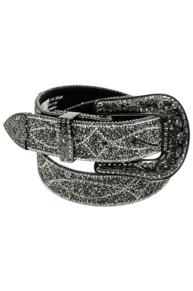 ANGEL RANCH HEMATITE BEADS BLACK - ACCESSORIES BELT LADIES - D140009401