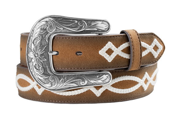 ANGEL RANCH FIGURE 8 STITCHING BROWN - BOOT LADIES  - D140011602