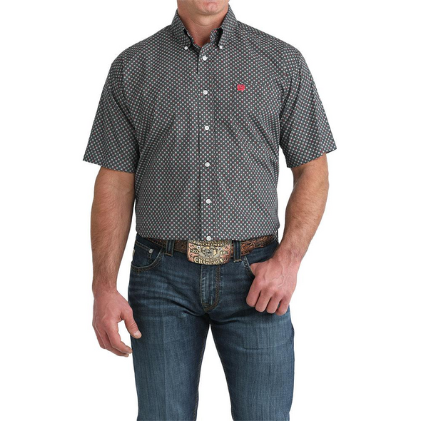 CINCH BLACK DIAMOND PRINT - MENS SHIRT  - MTW1111500