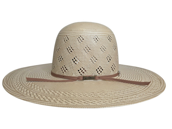 AMERICAN HAT COMPANY OPEN CROWN 4 1/4" DIAMOND VENT - HAT STRAWS  - 7800