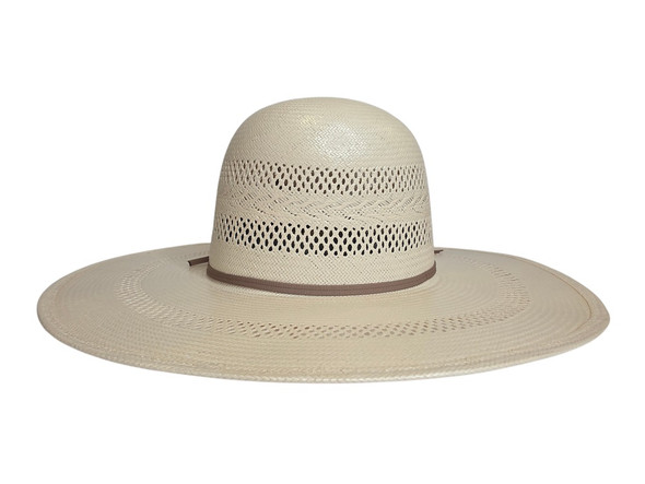 AMERICAN HAT COMPANY OPEN CROWN 4 1/4" DOUBLE VENT - HAT STRAWS  - 8100