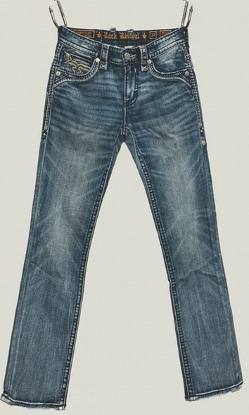ROCK REVIVAL STRAIGHT 32" RICHIE J211 - MENS JEANS  - RP3836J211R