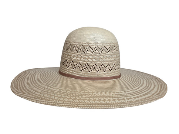 AMERICAN HAT COMPANY OPEN CROWN 4 1/4" DOUBLE VENT - HAT STRAWS  - 6900