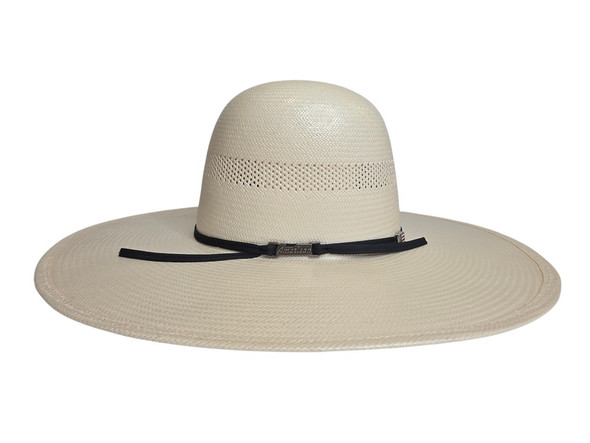 AMERICAN HAT COMPANY OPEN CROWN 4 1/4' SOLID VENT - HAT STRAWS  - 7104S