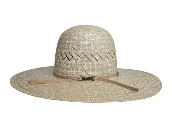 AMERICAN HAT COMPANY OPEN CROWN 4 1/4 DIAMOND WEAVE - HAT STRAWS  - 6400