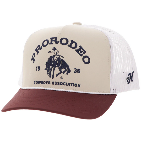 HOOEY PRO RODEO TAN WHITE - HATS CAP  - 2663T-TNWH